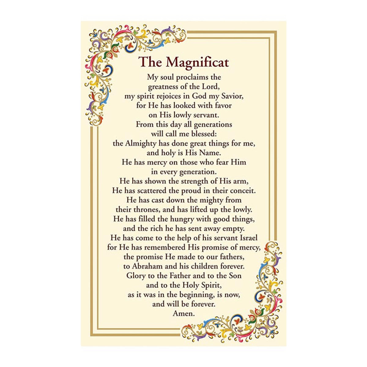 The Magnificat Meaning: "My Soul Doth Magnify the Lord" (Luke 1:46-55)