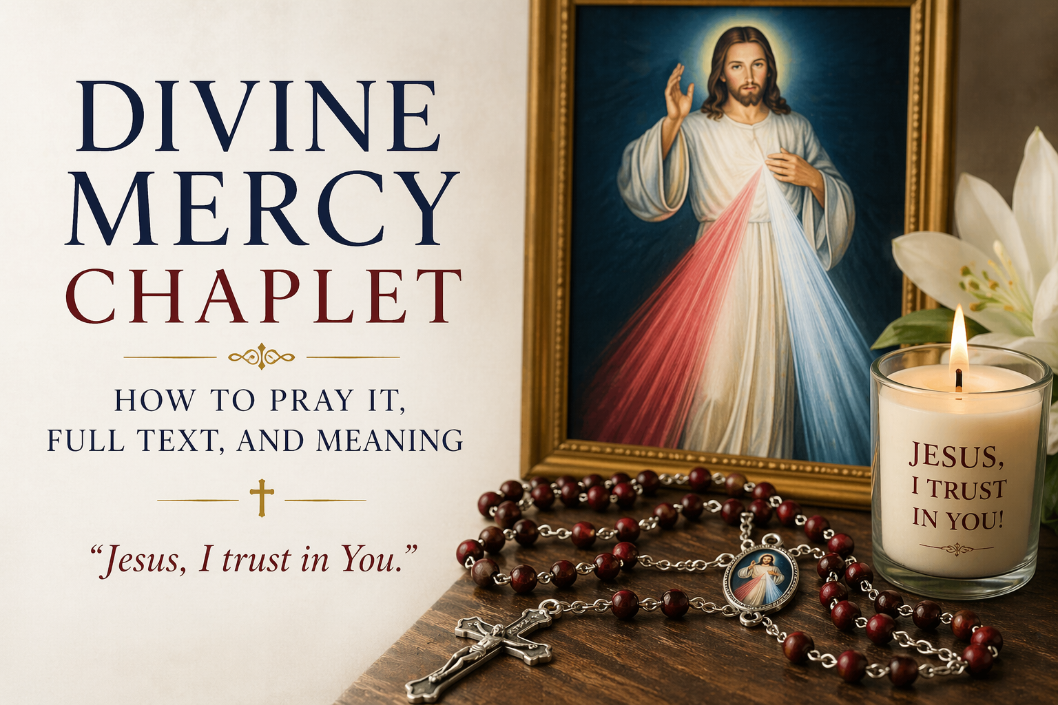 Divine Mercy Chaplet – How to Pray It, Full Text, and Meaning