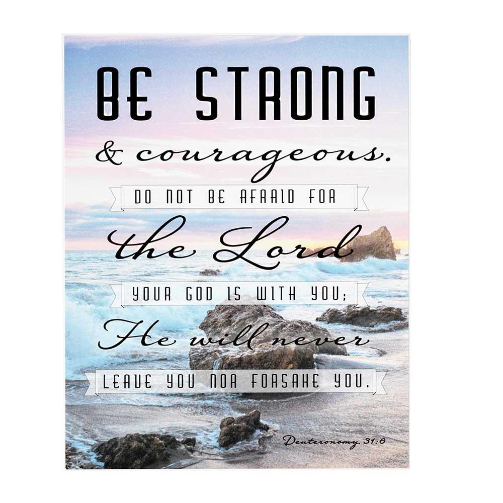 Deuteronomy 31:6 Meaning: "Be Strong and of a Good Courage, Fear Not"