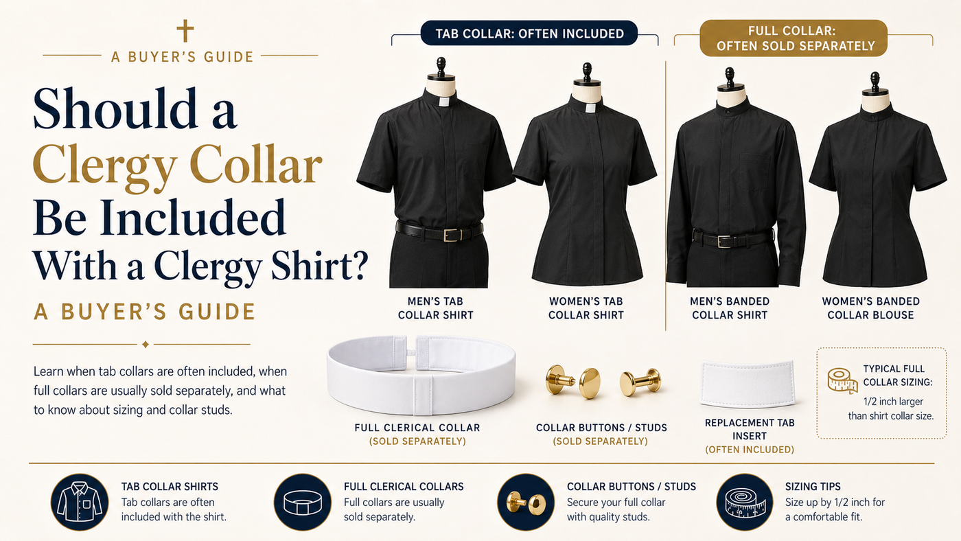 Should a Clergy Collar be Included with a Clergy Shirt? A Buyer’s Guide
