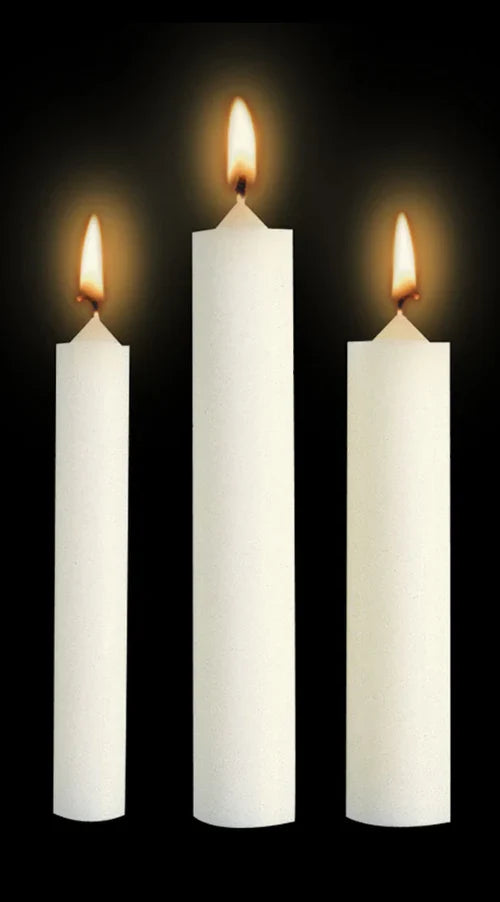 51% beeswax altar candles