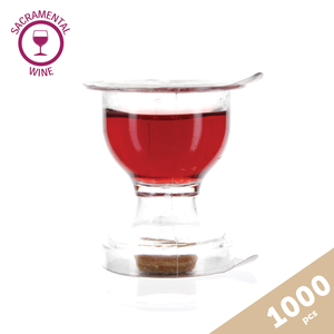 Chalice Style Prefilled World Communion Cups