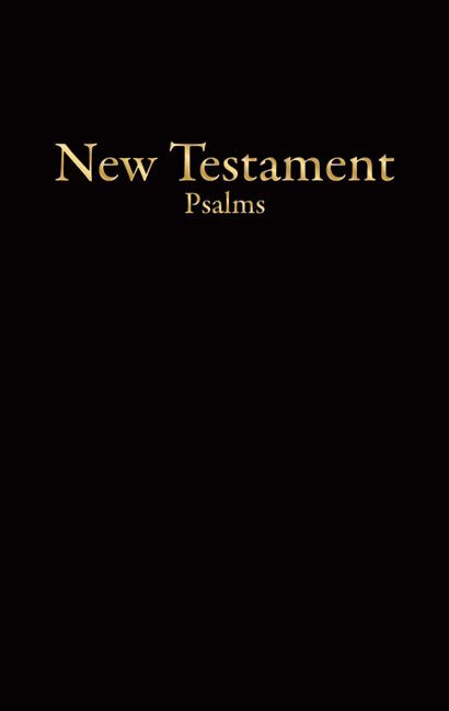 KJV Economy New Testament with Psalms, Black Trade Paper