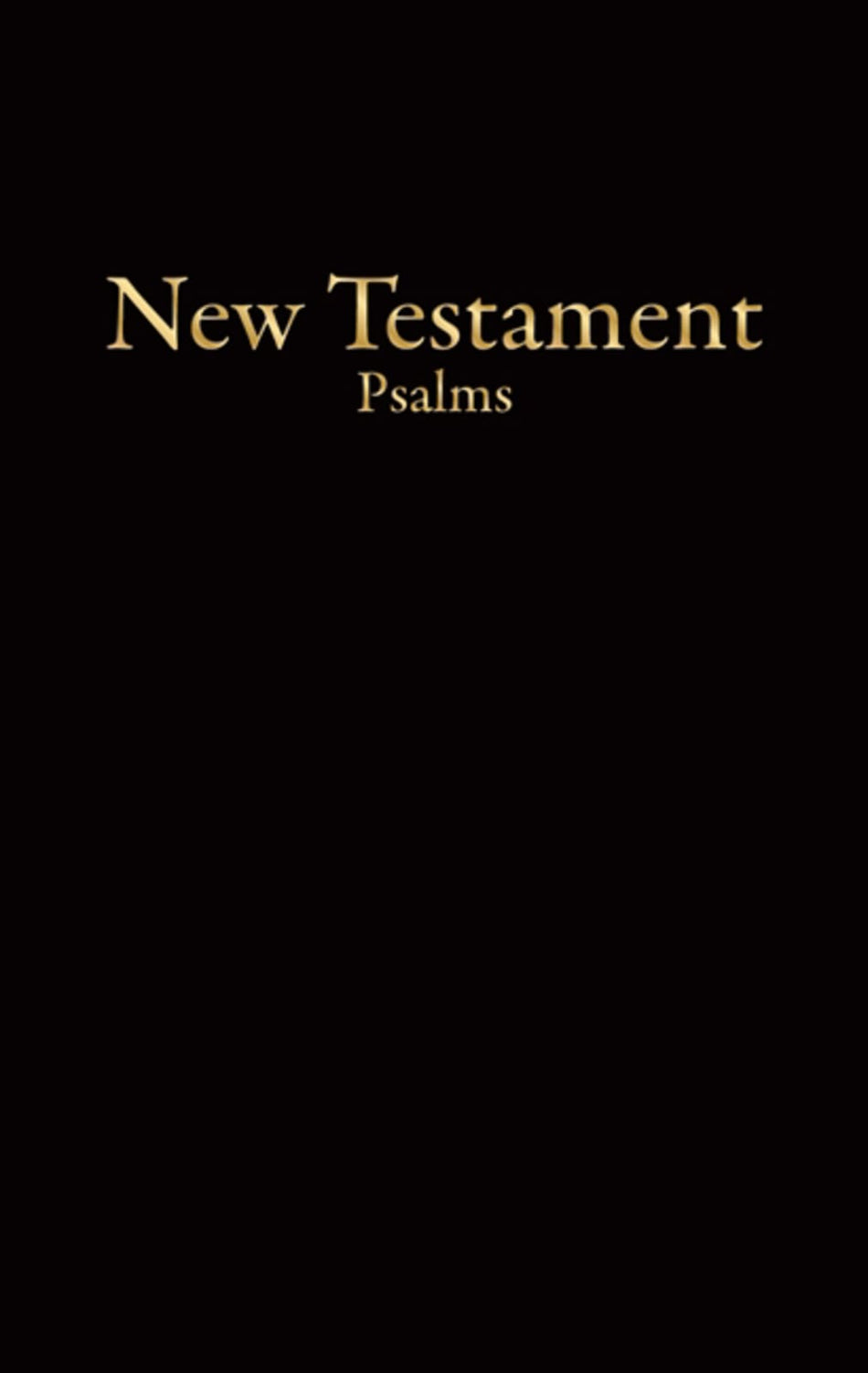 KJV Economy New Testament with Psalms, Black Trade Paper by Broadman and Holman