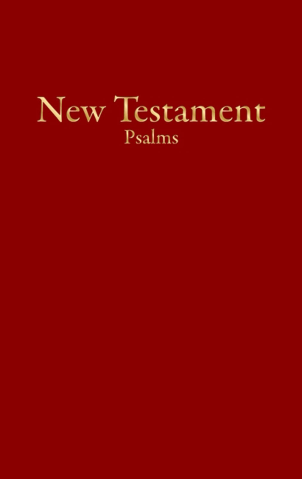 KJV Economy New Testament with Psalms, Burgundy Trade Paper by Broadman and Holman