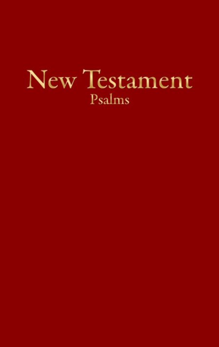 KJV Economy New Testament with Psalms, Burgundy Trade Paper by Broadman and Holman