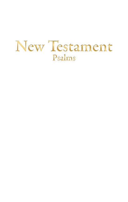 KJV Economy New Testament with Psalms, White Trade Paper
