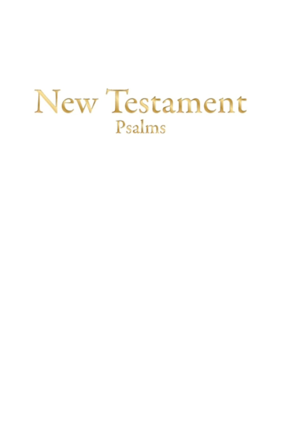 KJV Economy New Testament with Psalms, White Trade Paper by Broadman and Holman