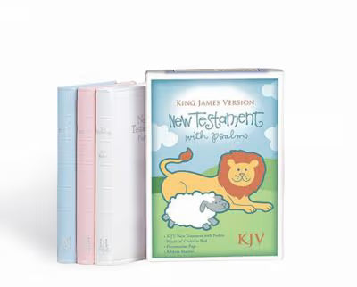 KJV Baby's New Testament, White Imitation Leather