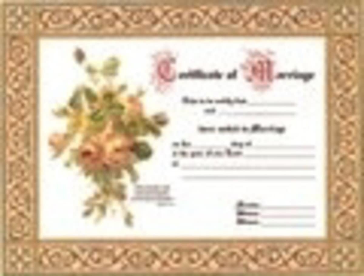 Certificate of Marriage - Flat (Package of 6): Matthew 19:6 (KJV) by Broadman and Holman