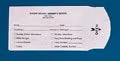 Offering Envelope: Sunday School Member's Report (Package of 100): Form 102-S