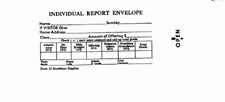 Envelope: Individual Report Envelope (Package of 100): Form 15