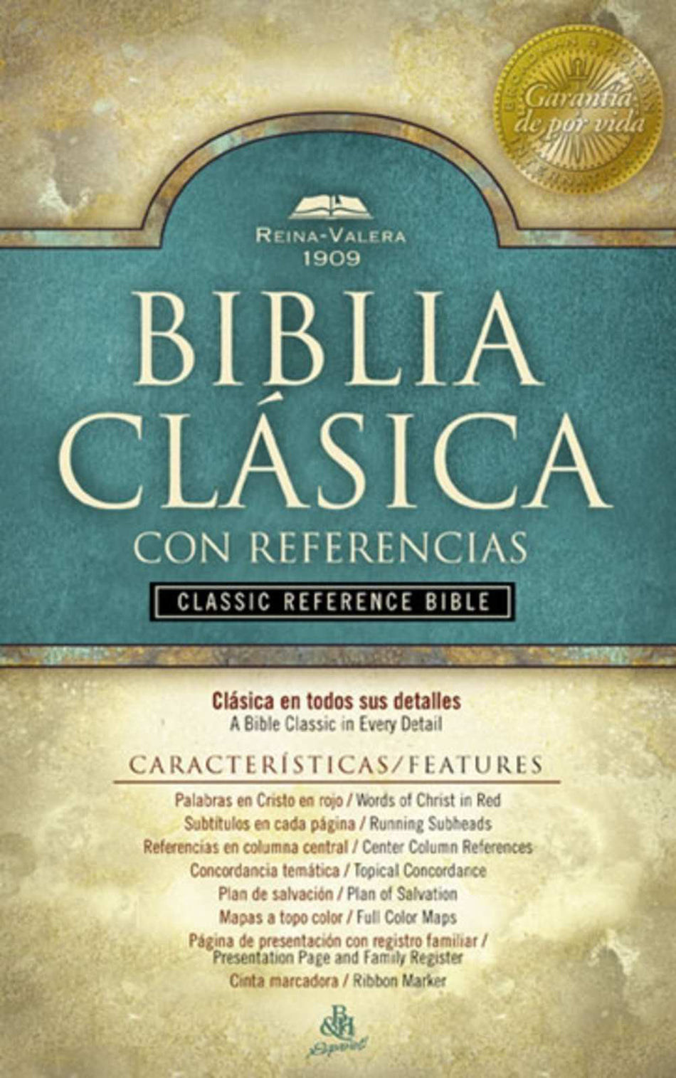 RV 1909 Biblia clásica con referencia, negro imitación piel by Broadman and Holman