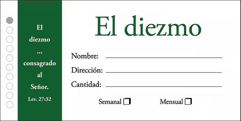 El diezmo (Tither): Leviticus 27:32 (RVR1960)