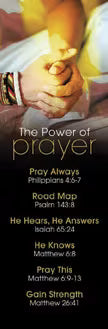 General Worship Bookmark: Power of Prayer (Package of 25): Devotional