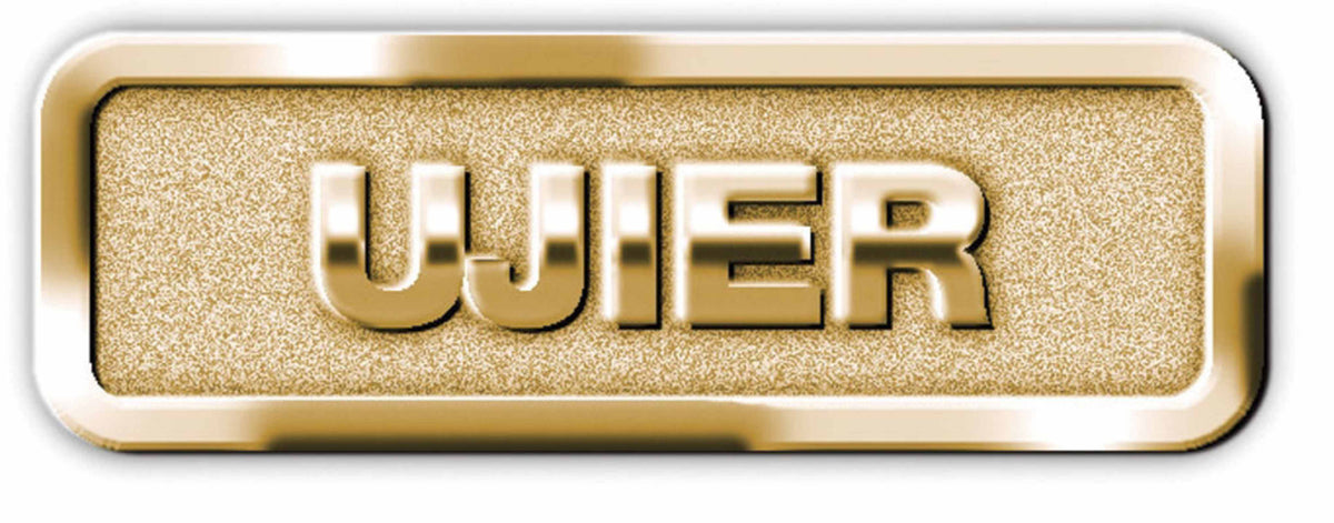 Distintivo para ujier – dorado (Usher Badge – Brass) by Broadman and Holman