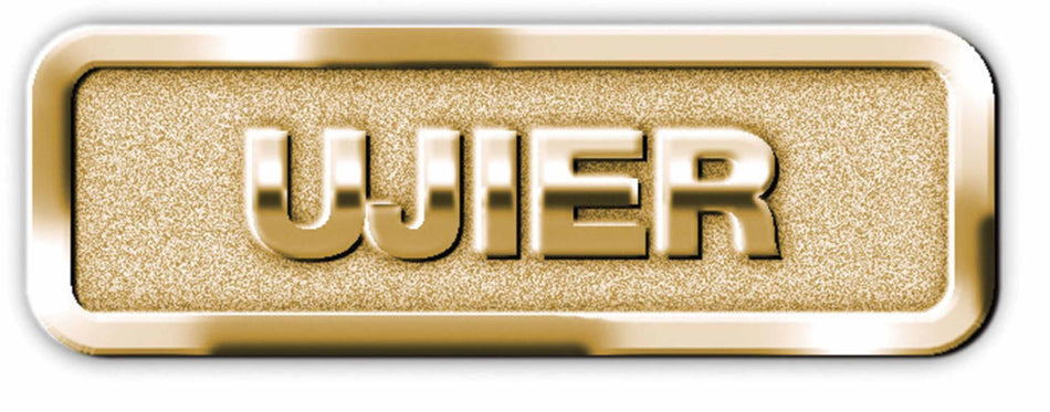 Distintivo para ujier – dorado (Usher Badge – Brass) by Broadman and Holman