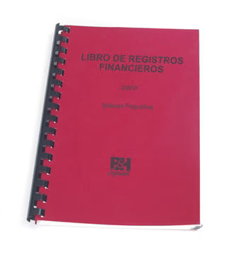 Libro de registro financiero para iglesias pequeñas (Finance Record book for Small Churches)