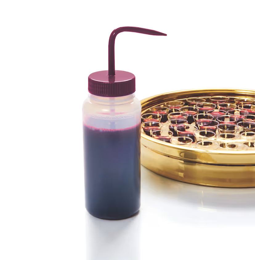 Communion Cup Filler Wide Mouth with Squeeze Spout (16 oz. Bottle): Wide Mouth / Non-Drip Spout /Easily fills a 40 cup communion tray.