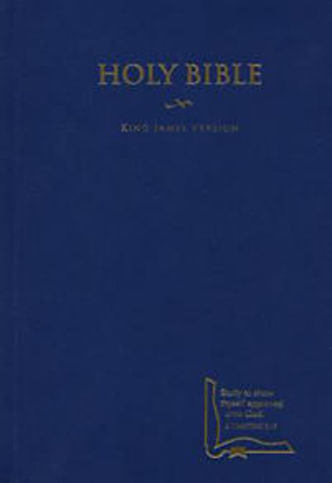 KJV Drill Bible, Blue Hardcover by Broadman and Holman