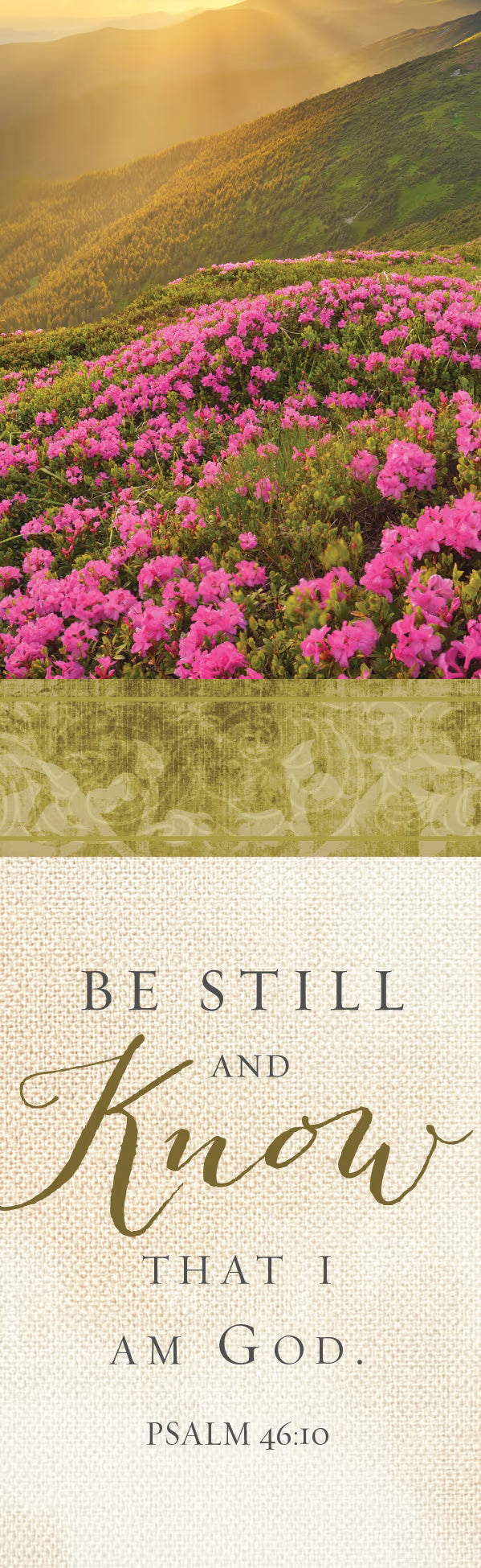 General Worship Bookmark: Be Still And Know That I Am God (Package of 25): Psalm 46:10 (KJV)