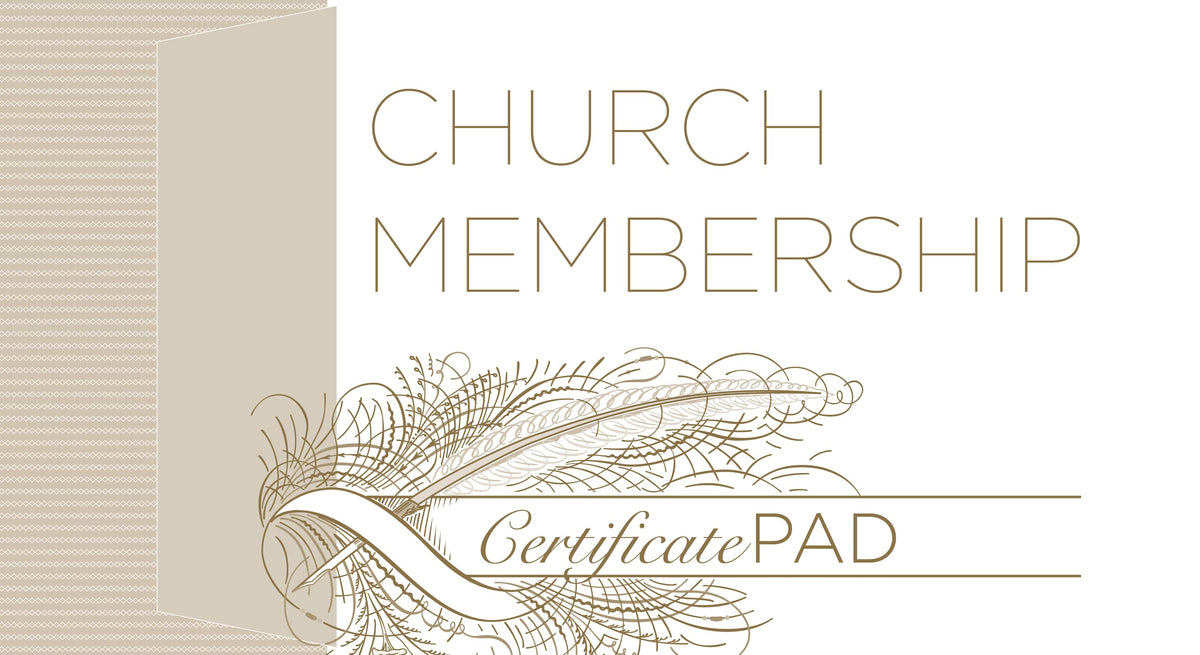 Church Membership Certificate Pad (26 Count): Romans 6:3-4 (KJV) by Broadman and Holman