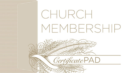 Church Membership Certificate Pad (26 Count): Romans 6:3-4 (KJV) by Broadman and Holman