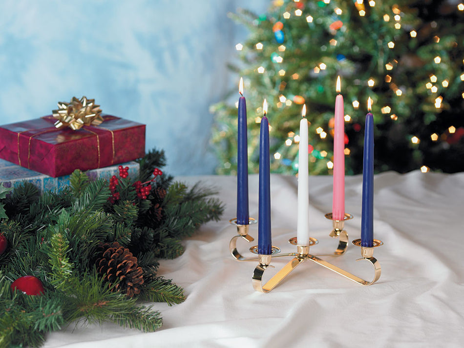 Everlasting Light Table Top Advent Wreath by Emkay