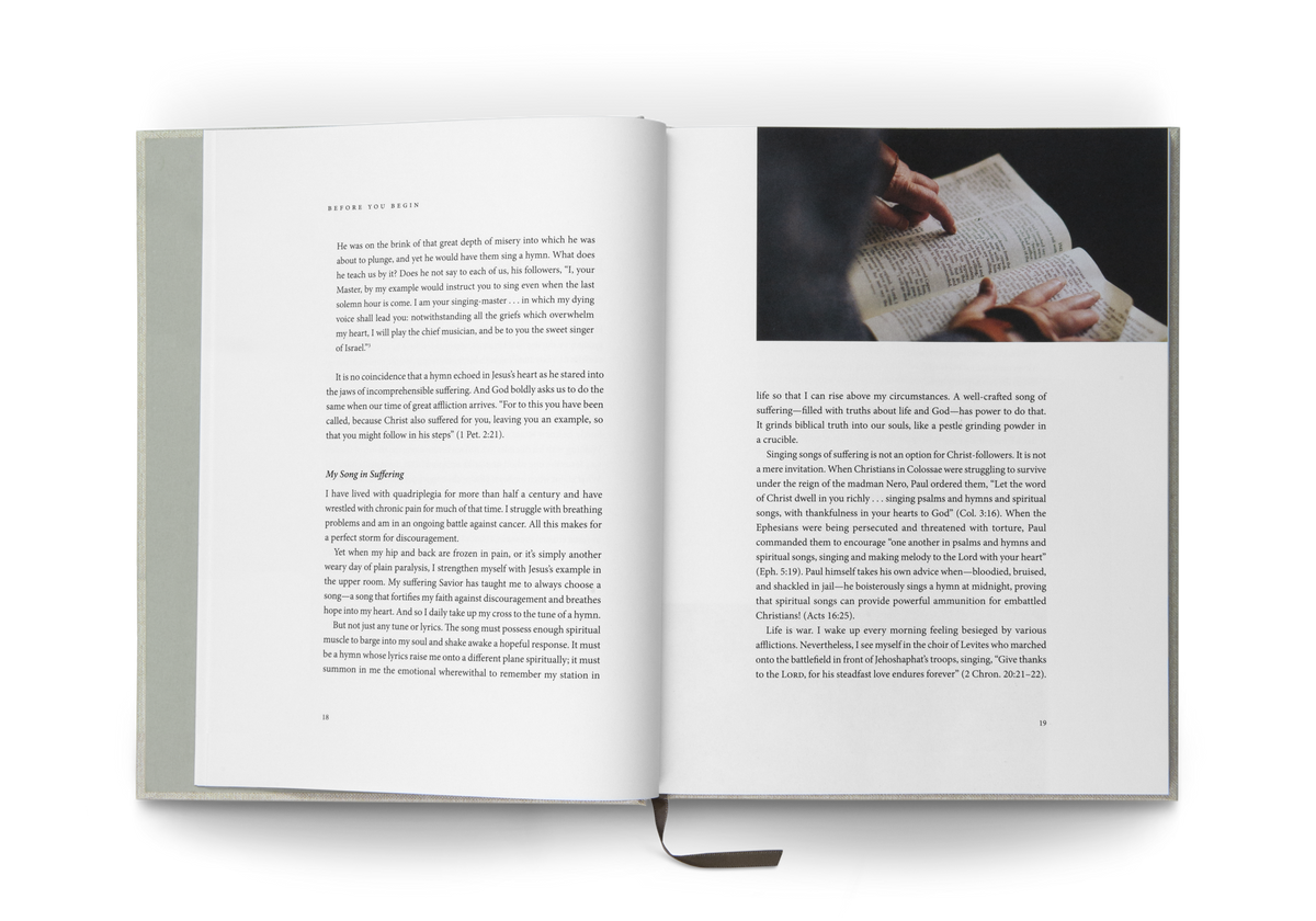 Songs of Suffering: 25 Hymns and Devotions for Weary Souls by Crossway, product view 3
