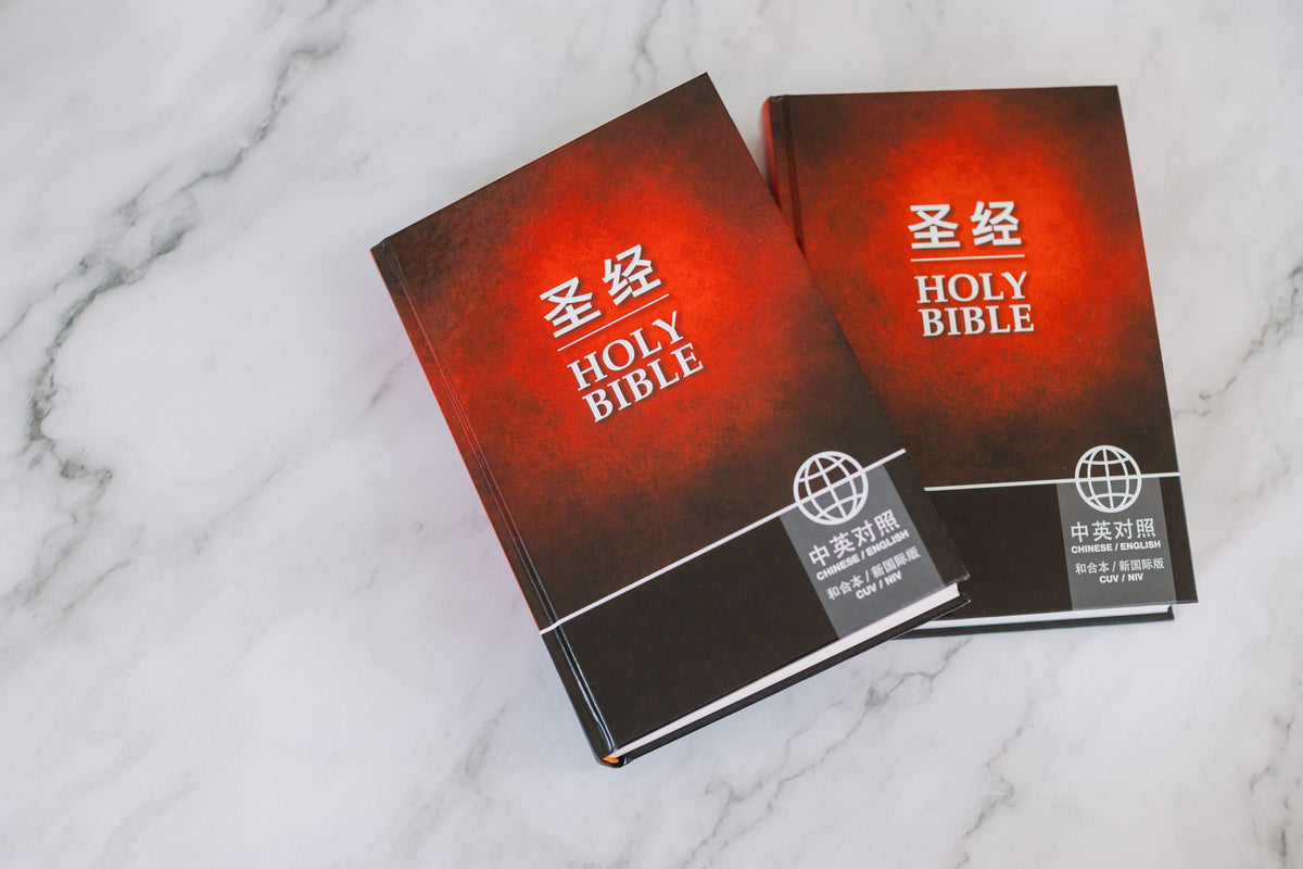Chinese CUV (Simplified Script)/English NIV Bilingual Bible, Paperback, Red/Black (Bilingual edition, product view 10