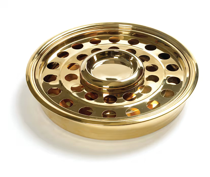 RemembranceWare: Communion Tray Bread Insert - Brass Finish