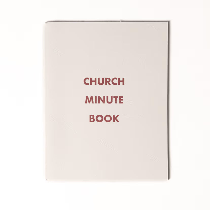 Church Minute Book: Minutes of Church Business Meeting