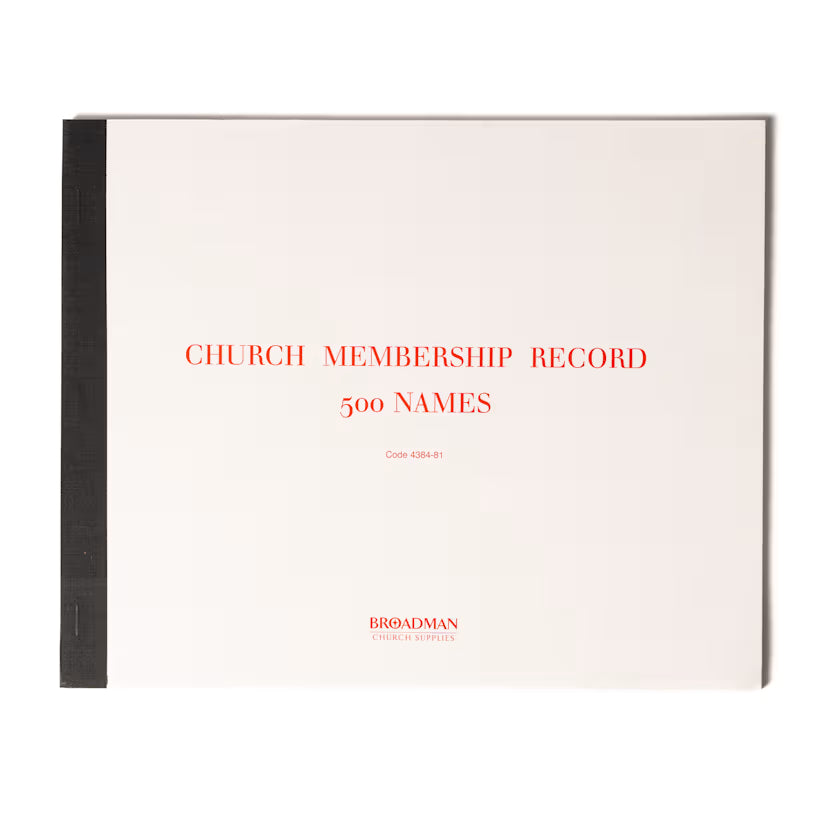 Church Membership Record Book: Form M-1