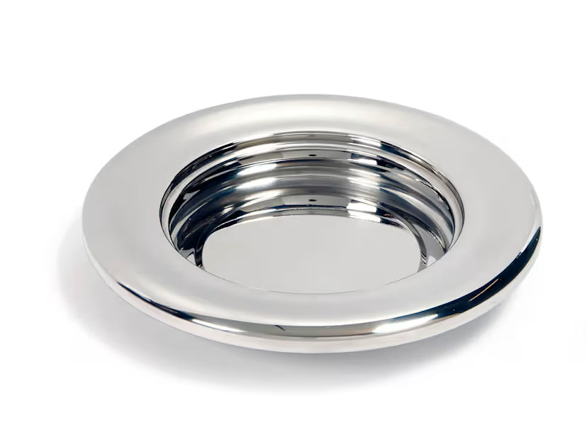 RemembranceWare: Communion Stacking Bread Plate - Silver Finish: Stainless Steel / Holds Up to 750 Pieces of Communion Bread / Works with Bread Plate Insert / Stackable
