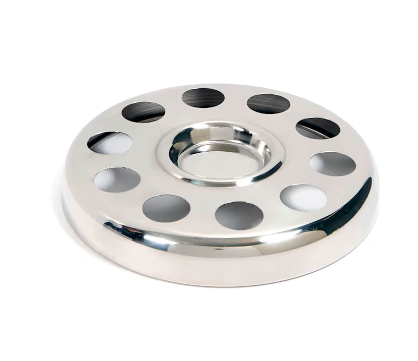 RemembranceWare: Communion Bread Plate Insert - Silver Finish: Stainless Steel / Fits in Regular and Stacking Bread Plate for One-Pass Communion