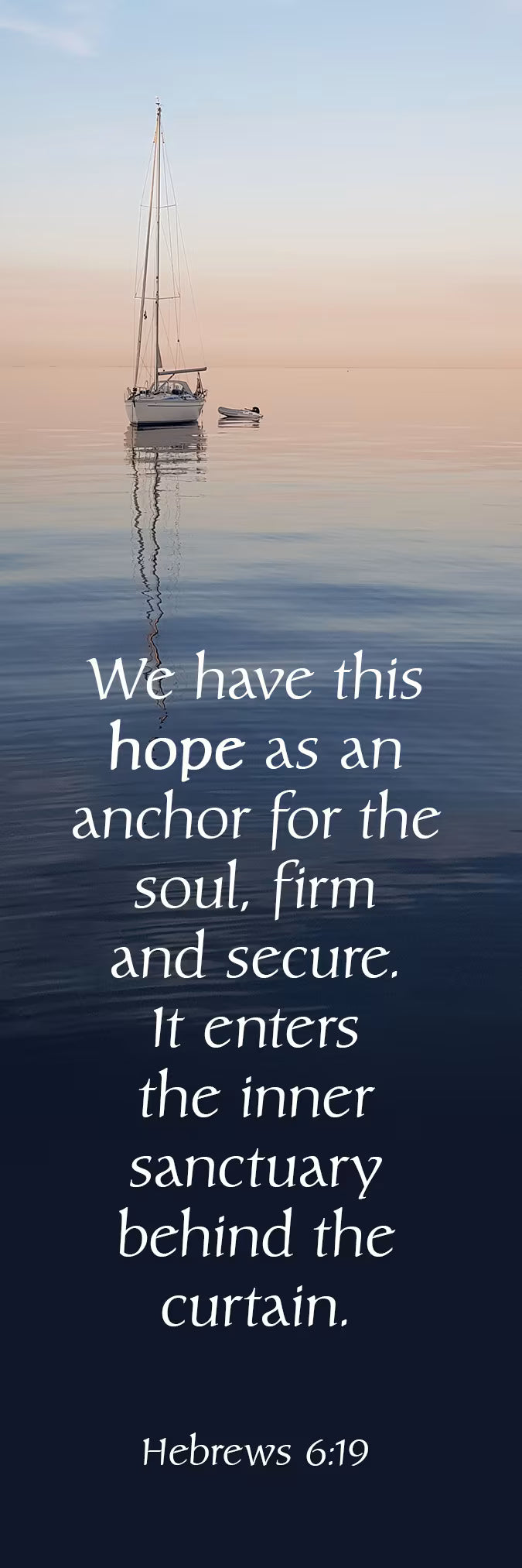 Inspirational Bookmark: Hope (Package of 25): Hebrews 6:19 (CSB)