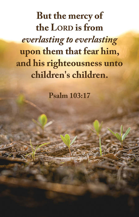 Legacy Bulletin: The Mercy (Package of 100): Psalm 103:17 (KJV) by Broadman and Holman
