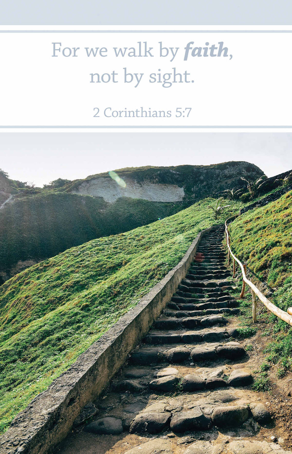 General Worship Bulletin: By Faith (Package of 100): 2 Corinthians 5:7 (KJV) by Broadman and Holman