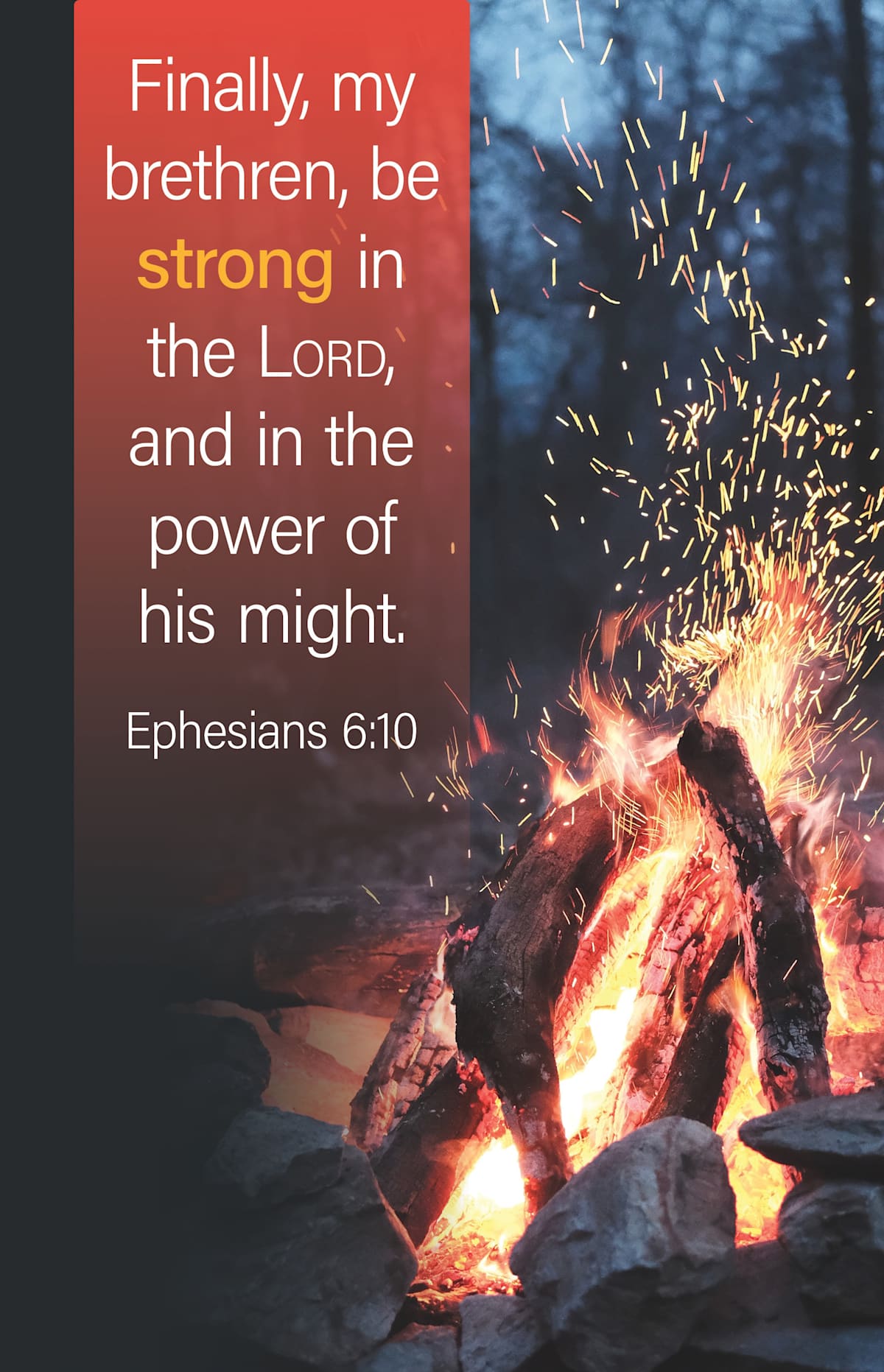 General Worship Bulletin: In the Power (Package of 100): Ephesians 6:10 (KJV) by Broadman and Holman