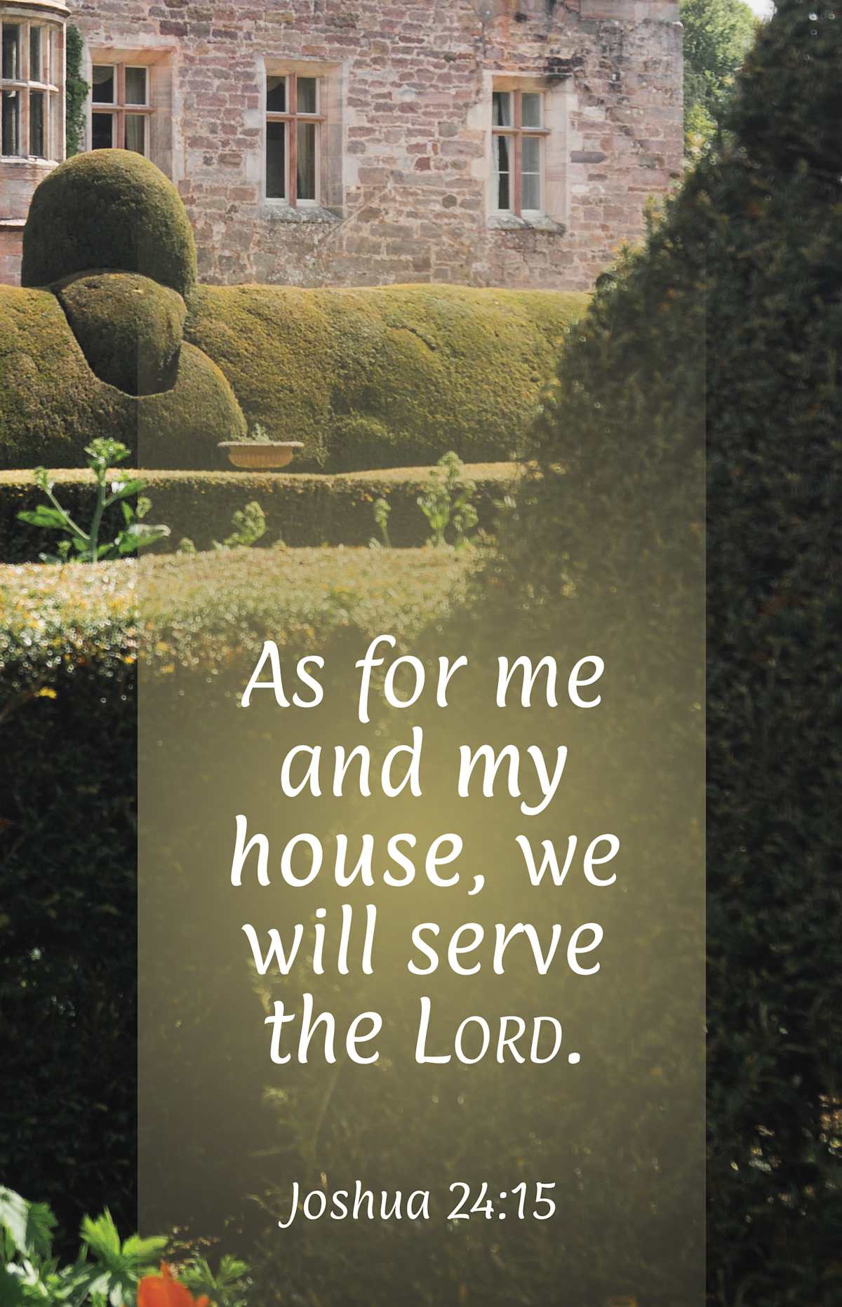 General Worship Bulletin: As for Me (Package of 100): Joshua 24:15 (KJV) by Broadman and Holman