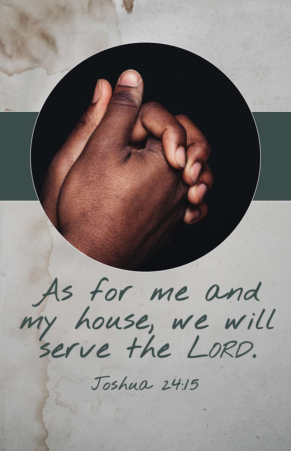 Legacy Bulletin: My House (Package of 100): Joshua 24:15b (KJV) by Broadman and Holman