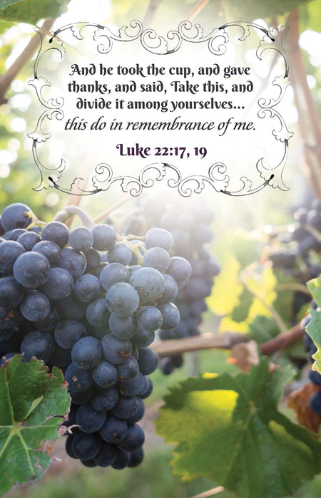 Communion Bulletin: And He Took (Package of 100): Luke 22:17,19 (KJV) by Broadman and Holman