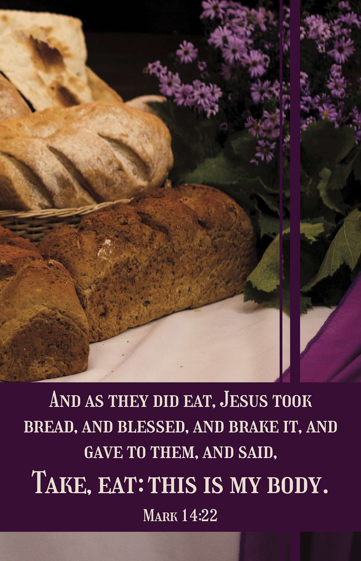 Communion Bulletin: As They Did Eat (Package of 100): Mark 14:22 (KJV) by Broadman and Holman
