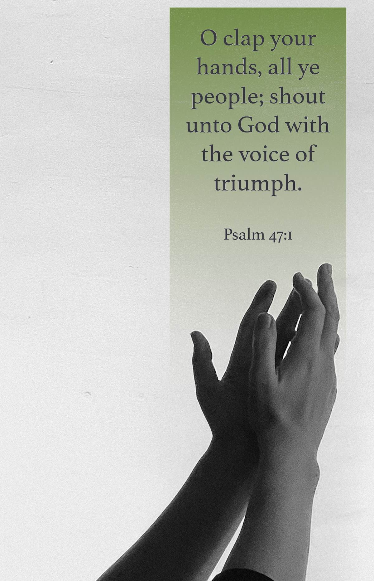 General Worship Bulletin: Clap Your Hands (Package of 100): Psalm 47:1 (KJV) by Broadman and Holman