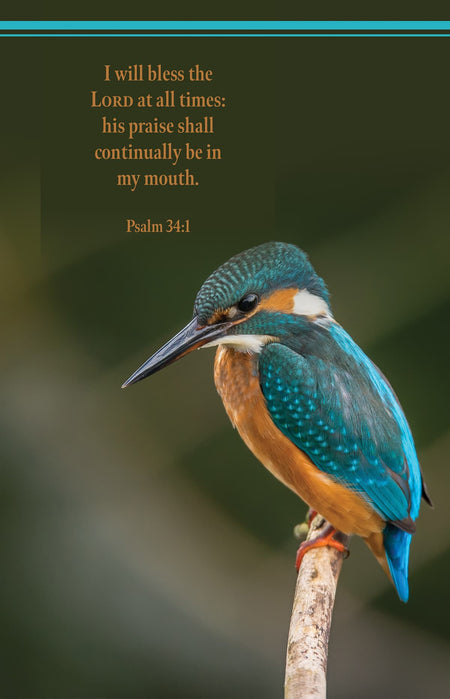 General Worship Bulletin: At All Times (Package of 100): Psalm 34:1 (KJV) by Broadman and Holman