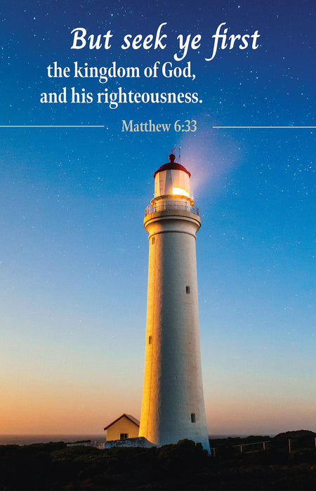 General Worship Bulletin: The Kingdom (Package of 100): Matthew 6:33 (KJV) by Broadman and Holman