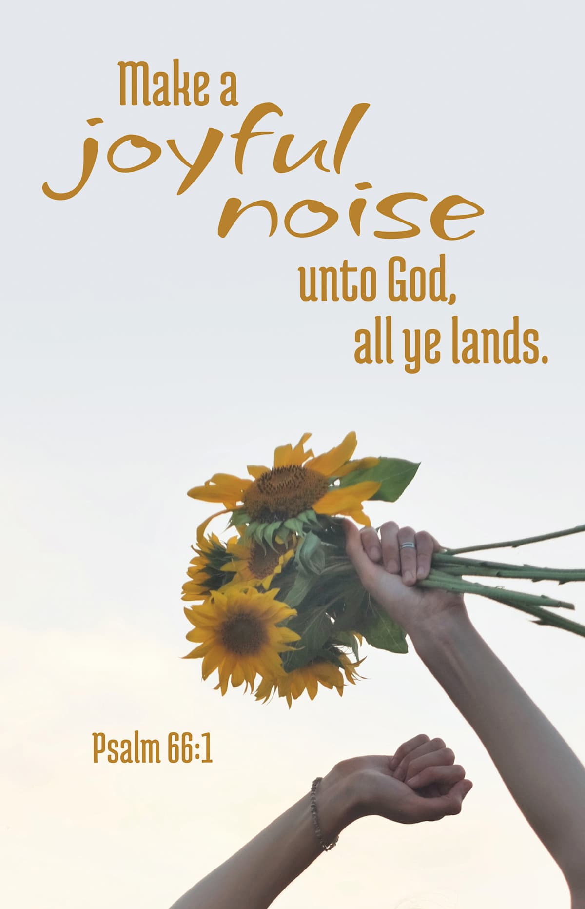 General Worship Bulletin: Sing Forth (Package of 100): Psalm 66:1-2 (KJV) by Broadman and Holman