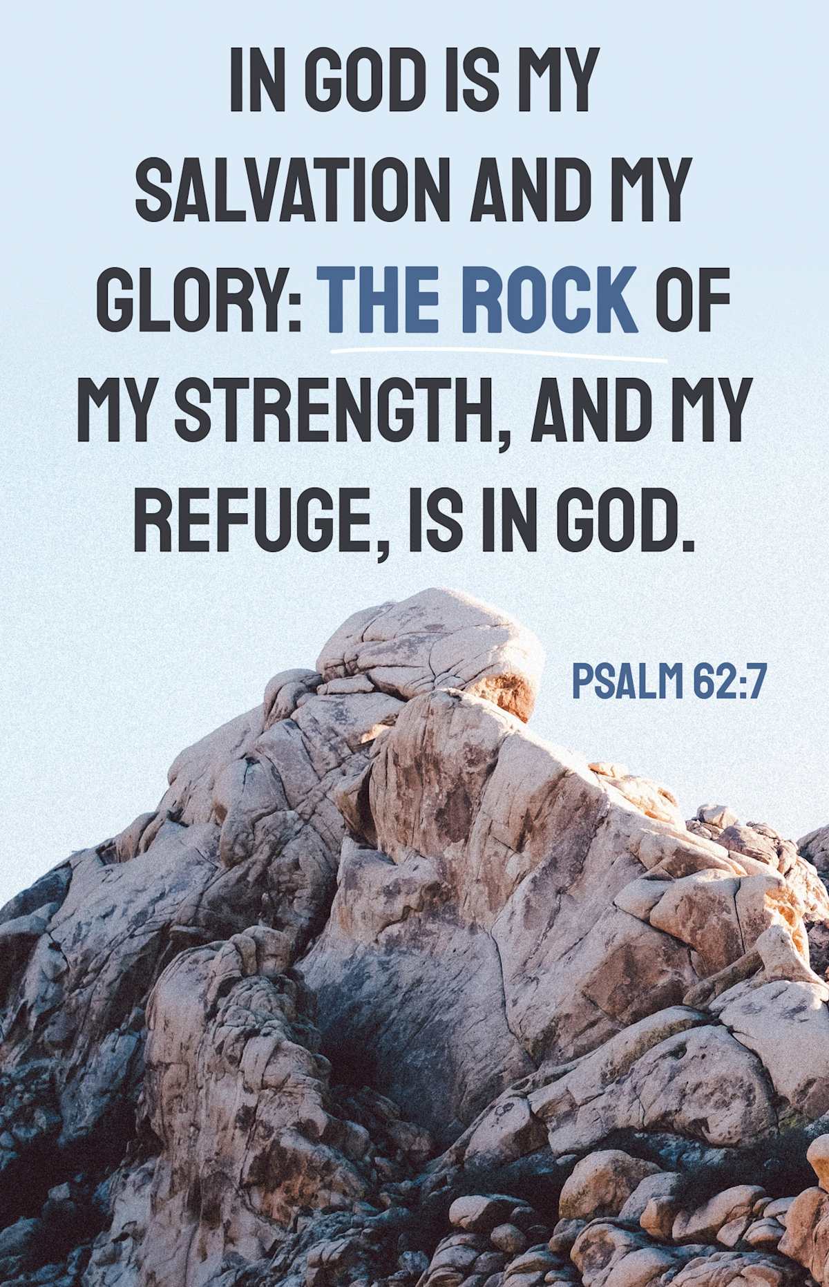 General Worship Bulletin: In God (Package of 100): Psalm 62:7 (KJV) by Broadman and Holman