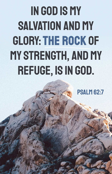 General Worship Bulletin: In God (Package of 100): Psalm 62:7 (KJV) by Broadman and Holman