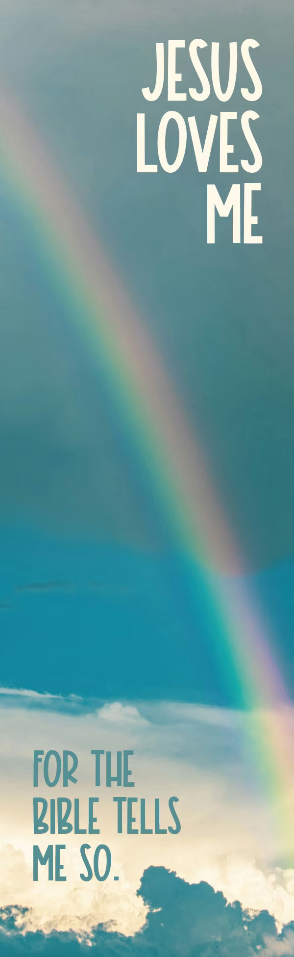 Teaching Bookmark: Jesus Loves Me - Kids (Package of 25): 1 John 4:19 (KJV)